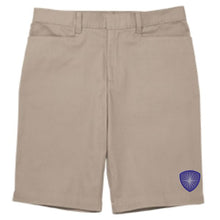 Load image into Gallery viewer, Girl&#39;s Bermuda Stretch Short w/ Desert Christian Embroidered Logo Grades K-12
