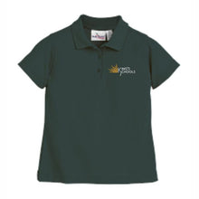 Load image into Gallery viewer, Girls Fitted Polo w/ Kings Embroidered Logo Grades K-8
