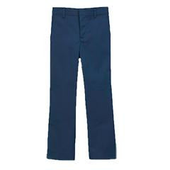 Boys Navy Twill Flat Front Pants Grades 9-12