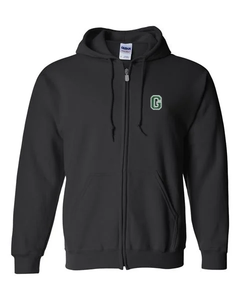 Zip Hood Sweatshirt w/ Garces Heatseal Logo Grades 9-12