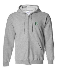 Zip Hood Sweatshirt w/ Garces Heatseal Logo Grades 9-12