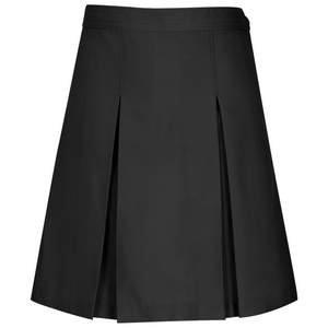 2 Pleat Skirt -  Black
