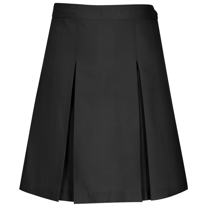 2 Pleat Skirt -  Black