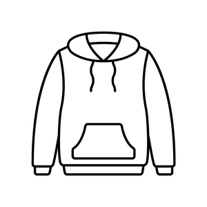 Embroidered Hooded Sweatshirt W/ Small Logo