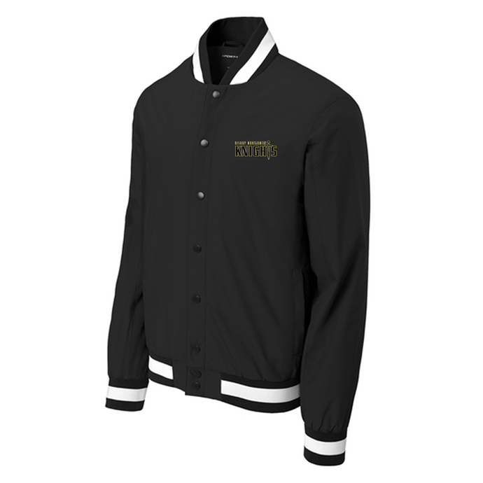 Varsity Jacket w/ Bishop Embroidered Logo