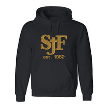 Load image into Gallery viewer, Hooded Sweatshirt w/ St. John Fisher Tackle Twill Embroidered Logo Grades K-8
