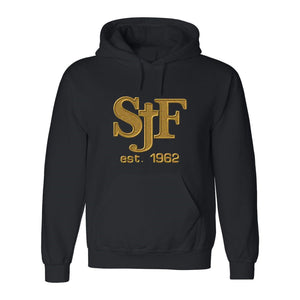 Hooded Sweatshirt w/ St. John Fisher Tackle Twill Embroidered Logo Grades K-8