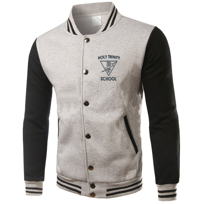 Baseball Jacket w/ Holy Trinity Heat Seal Logo