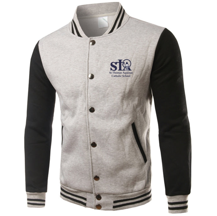 Baseball Jacket w/ St. Thomas Aquinas Embroidered Logo Grades TK-8