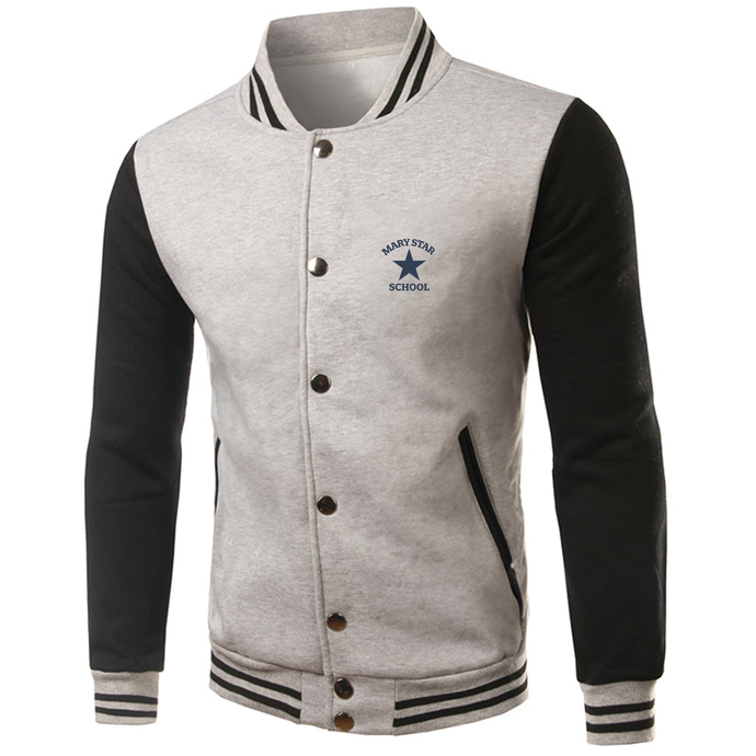 Baseball Jacket w/ Embroidered Mary Star Elementary Logo