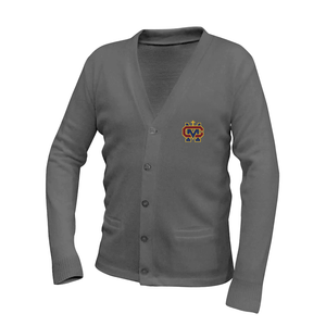 Cardigan Sweater W/ Cantwell Sacred Heart Embroidered Logo Grades 9-12