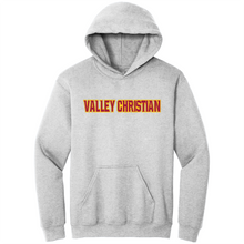 Load image into Gallery viewer, Hooded Sweatshirt w/Valley Christian Cerritos Large Heat Seal Logo Grades
