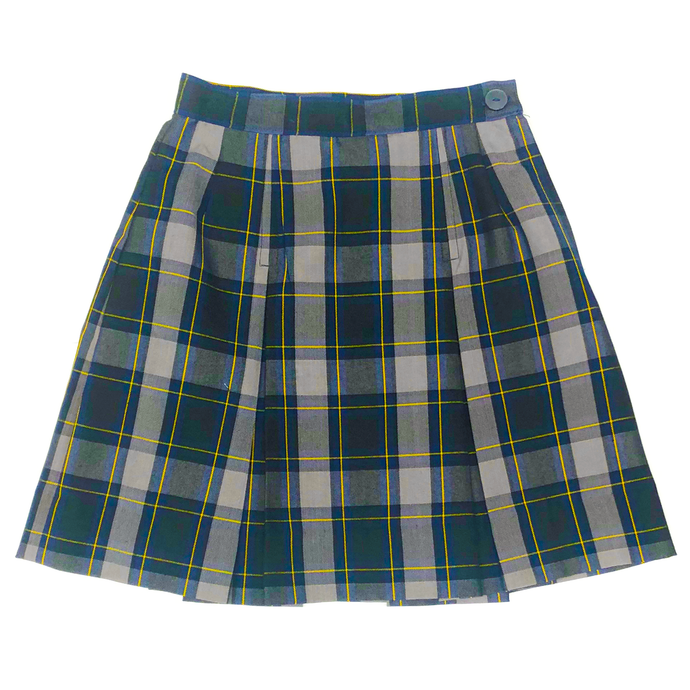 Calvary 2 Pleat Plaid Skirt Mandatory For Chapel Grades K-12