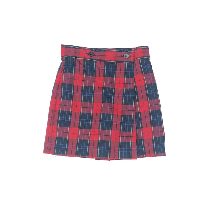 Wrap Skort – Our Lady of Guadalupe Plaid