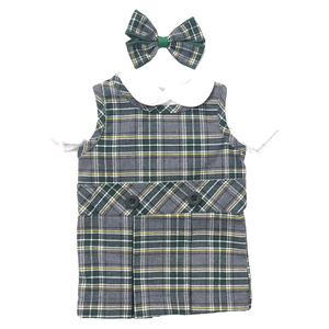 St. Hilary Plaid Doll Dress