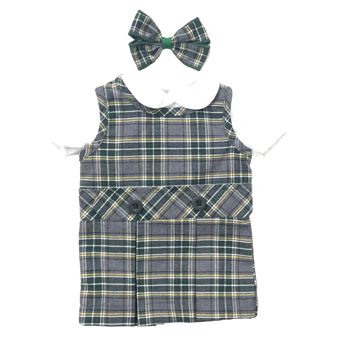 St. Hilary Plaid Doll Dress