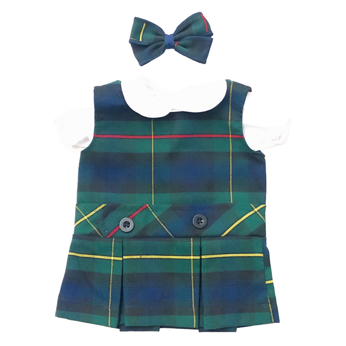 Doll Dress - St. Margaret Mary Plaid
