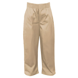 Khaki Pull On Pants Preschool
