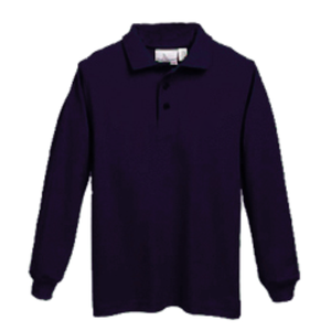 Basic Long Sleeve Green Knit Polo w/Carden Arbor View Fiberlok Logo Grades K-8