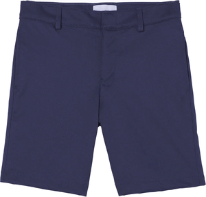 Boys Navy Twill Flat Front Shorts Grades TK-8