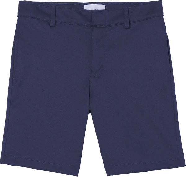 Boys Navy Twill Flat Front Shorts Grades TK-8
