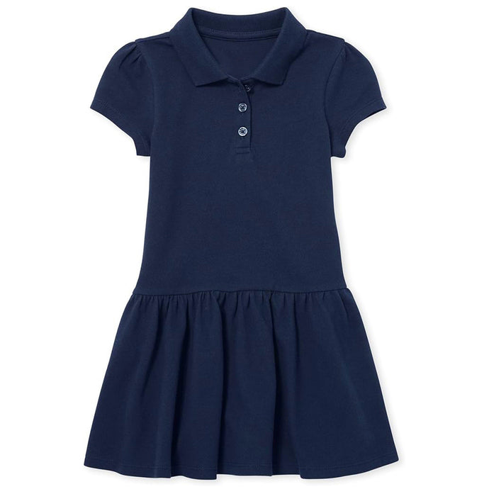 St. Hilary Navy Polo Dress Grades TK Only