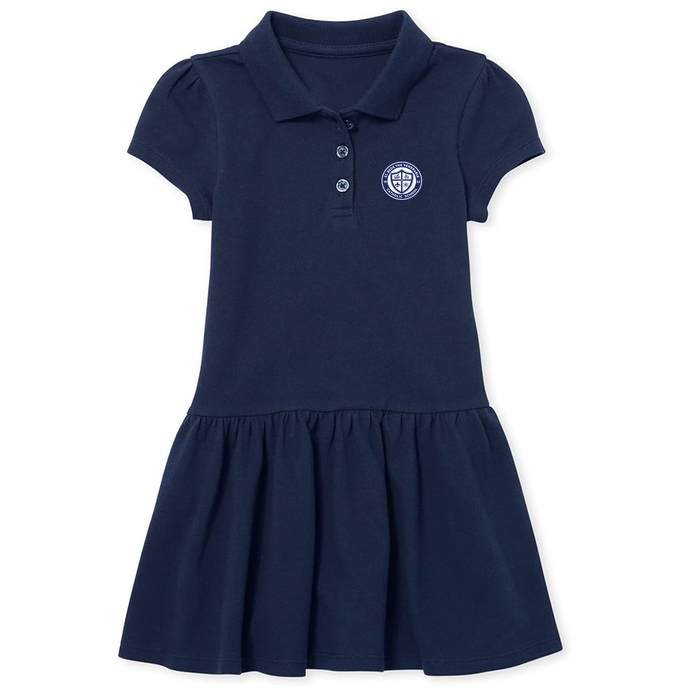 Polo Dress w/ St. Bede School Logo TK-1