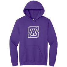 Load image into Gallery viewer, Hooded Sweatshirt w/ St. Anthony High Embroidered Tackle Twill Logo Grades 9-12
