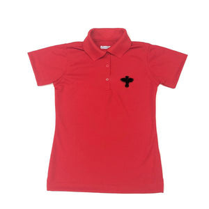 Girl's Fitted Dri-fit Polo w/Palm Valley logo