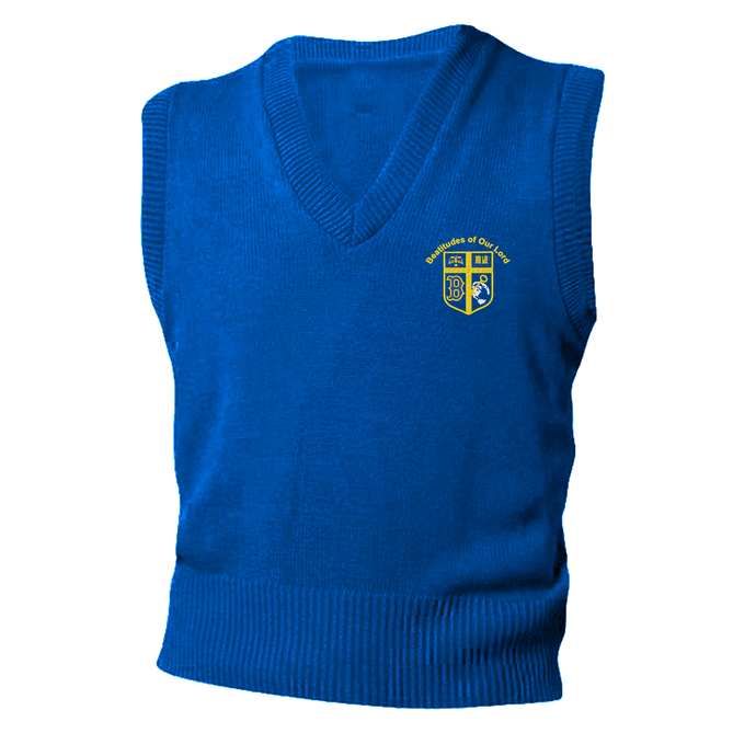 Vest w/ Beatitudes Embroidered Logo Grades TK-8
