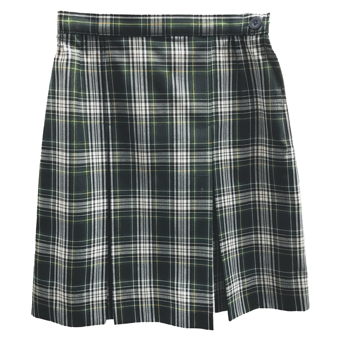 Mt. St. Mary 2 Pleat Plaid Skirt