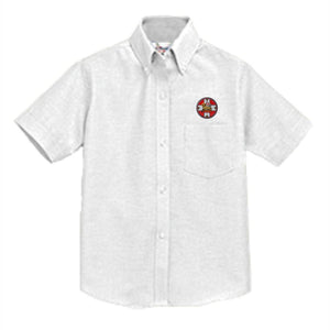 Girls Oxford Shirt w/ Holy Innocents Embroidered Logo Mandatory Daily Grades 5-12