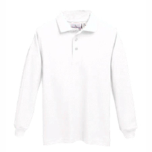 Load image into Gallery viewer, Basic Long Sleeve Green Knit Polo w/Carden Arbor View Fiberlok Logo Grades K-8
