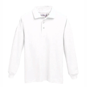 Basic Long Sleeve Green Knit Polo w/Carden Arbor View Fiberlok Logo Grades K-8
