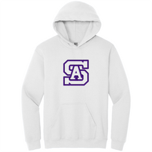 Load image into Gallery viewer, Hooded Sweatshirt w/ St. Anthony High Embroidered Tackle Twill Logo Grades 9-12
