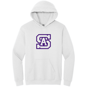 Hooded Sweatshirt w/ St. Anthony High Embroidered Tackle Twill Logo Grades 9-12