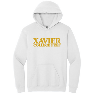 Xavier Hooded Sweatshirt w/ Large Embroidered Logo Grades 9-12