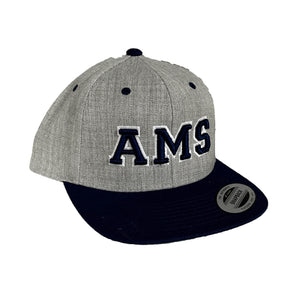 AMS Two Tone Hat w/ Embroidered Logo Grades TK-8