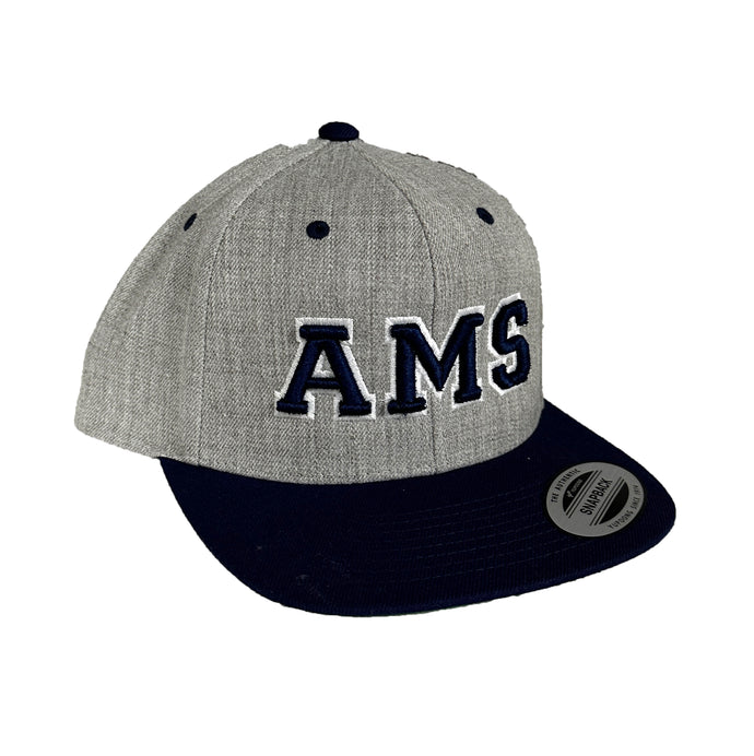 AMS Two Tone Hat w/ Embroidered Logo Grades TK-8