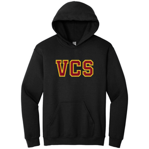 Valley Christian Cerritos Tackle Twill Embroidered Hooded Sweatshirt Grades TK-12