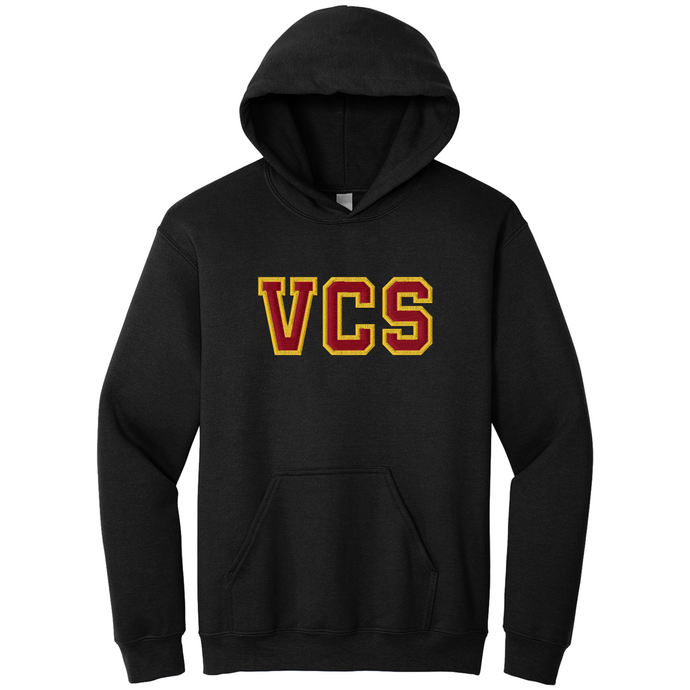 Valley Christian Cerritos Tackle Twill Embroidered Hooded Sweatshirt Grades TK-12