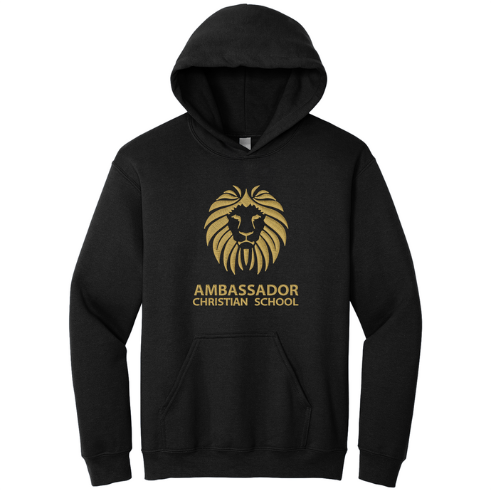 Hooded Sweatshirt w/Ambassador Christian School Embroidered Logo Grades 6-12