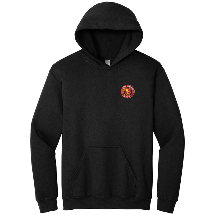 Hooded Sweatshirt w/Valley Christian Cerritos Heat Seal Logo Grades TK-12