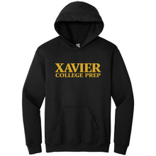 Load image into Gallery viewer, Xavier Hooded Sweatshirt w/ Large Embroidered Logo Grades 9-12
