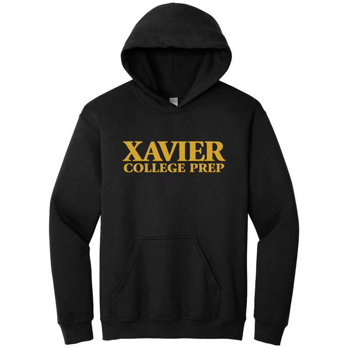 Xavier Hooded Sweatshirt w/ Large Embroidered Logo Grades 9-12