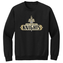 Load image into Gallery viewer, Crew Sweatshirt w/Bishop Large Heatseal Logo Grades 9-12
