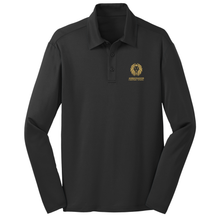 Load image into Gallery viewer, Basic Long Sleeve Knit Polo w/ Ambassador Christian School Embroidered Logo Grades 6-12
