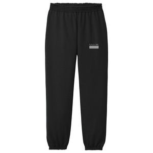 Black Sweatpant w/ Valor heatseal logo Grades 6-8 only