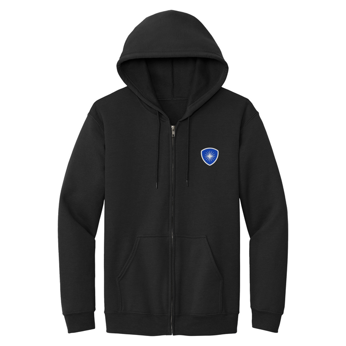 Zip Hood Sweatshirt w/ Desert Christian Embroidered Logo Grades K-12