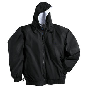 Black Nylon Jacket w/ embroidered St. John's Lutheran logo
